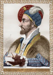 Charles III Duque de Bourbon, conhecido como o Connetable de Bourbon (1490-1527) connetable de França em 1515-1521, entrou então ao serviço de Charles Quint, gravando depois de Gaignieres a partir do livro "François1er" de De Lescure