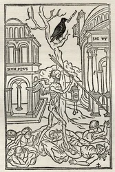 Ilustração de Prayers for the Dead, de "A Catalogue of a Collection of Engravings, Etchings and Woodcuts", de Richard Fisher, publicado em 1879 (litografia)