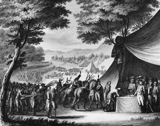 Guerra da Revolução Francesa e movimentos anti-revolucionários: A Guerra de Vendee. Capitulação do Vendee em 17 de fevereiro