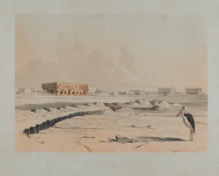 O Quartel Maltratado, Cawnpore 1857 (litografia)