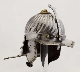 Zischägge, c.1620-25 (aço, ferro, latão e couro)