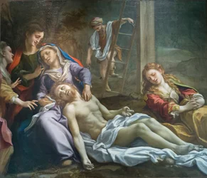 Lamentação de Cristo, c.1524 (óleo sobre tela)
