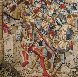 A Guerra de Tróia: A Destruição de Tróia, c.1470 (tapeçaria)