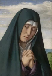 Fragmento de Cristo carregando a cruz: Virgem de luto