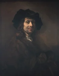 Retrato de um jovem (talvez um artista) 1661-62 (óleo sobre tela)