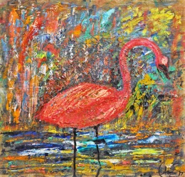 A grande beleza do flamingo