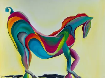 Cavalo de saltos altos