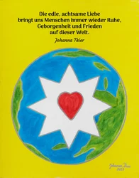 A estrela que traz a paz do amor nobre e atento