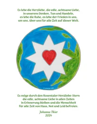 Viva a paz para sempre neste mundo