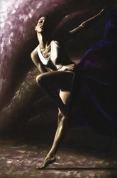 Bailarina de dança contemporânea