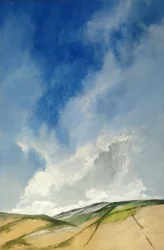 Nuvens nas colinas