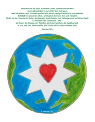 A estrela do amor nobre e atencioso por todas as pessoas deste mundo