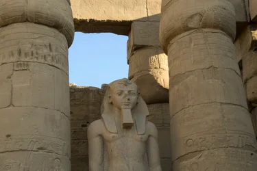 Templo de Luxor, arquitetura do Antigo Egito em Luxor