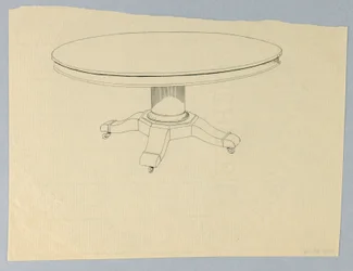 Projeto para Mesa Redonda em Base Moldada