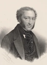 Retrato do pianista e compositor Ignaz Moscheles 1794-1870 , 1848.