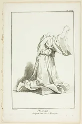 Desenho: Drapery Arranged On a Model, de Encyclopédie