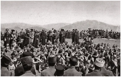 Cerimônias religiosas, Iraque, 1925.