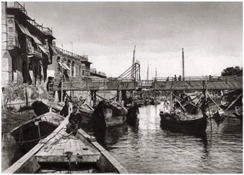 A ponte de Whiteley, Ashar Creek, Basra, Iraque, 1925
