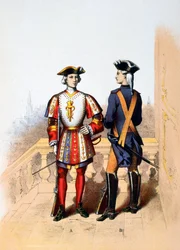 Guarda real do rei e cavaleiro, século 1887