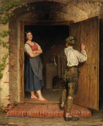 Desenho na porta, 1887.
