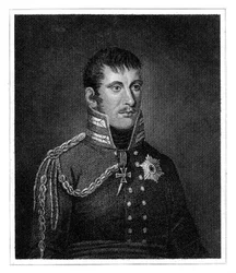 Frederico Guilherme III, rei da Prússia, 1815.