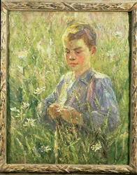 Menino no prado