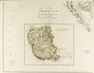 Um novo mapa do México e das províncias adjacentes