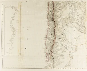 Esboços das divisões físicas e políticas da América do Sul