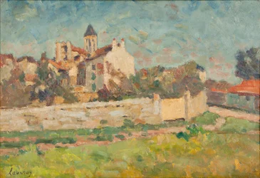 Paysage (óleo sobre tela)