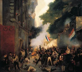 Episódio da Revolução de 1830, Dia de Julho: Ataque ao quartel da Rua Babilônia em 29 de julho