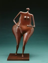 Mulher que anda com pressa
