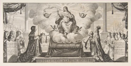 Almanaque para 1639: Luís XIII e Ana da Áustria Confiando o Reino e o Príncipe un..., 1639.