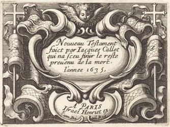 Frontispício para "O Novo Testamento" de Callot