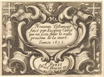 Frontispício para "O Novo Testamento" de Callot