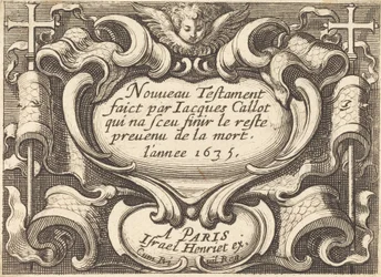 Frontispício para "O Novo Testamento" de Callot