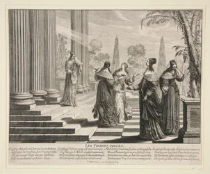 As virgens prudentes: As virgens loucas (6 de 7 gravuras da série)