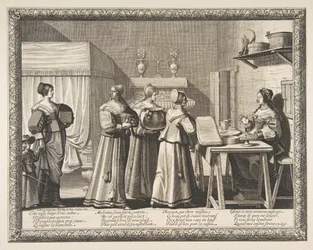 Presentes oferecidos à noiva Presentes oferecidos à noiva, ca. 1633.