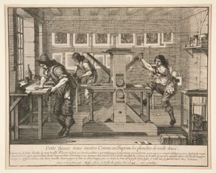The Printers in their Workroom, de uma série de artistas em seus estúdios