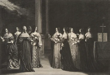 As Virgens Sábias recusam óleo às Virgens tolas, ca. 1635