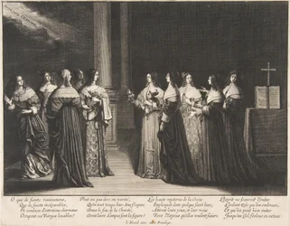As Virgens Sábias recusam óleo às Virgens tolas, ca. 1635