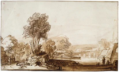Uma entrada para o castelo, século XVII.