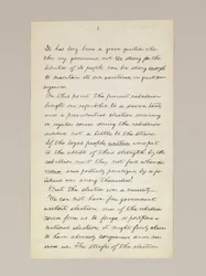 Manuscrito autógrafo do discurso de vitória de Lincoln na eleição como presidente, feito em Washington DC, da janela da Casa Branca na noite de 10 de novembro