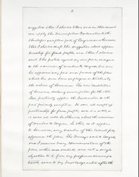 Manuscrito autografado do último discurso de Lincoln como Presidente, entregue em Washinton, DC, pela janela da Casa Branca na noite de 11 de abril de 1865