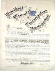 Proclamação de Emancipação do Presidente Lincoln, 1 de janeiro de 1863