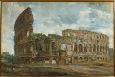 Vista exterior do Coliseu de Roma