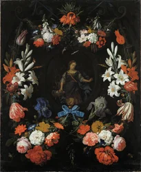 Grinalda de flores