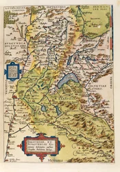 Mapa de Savoie, do Theatrum Orbis Terrarum, de Abraham Ortelius