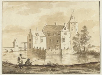 A casa Munniekenhof perto da aldeia de Grijpskerk em Walcheren