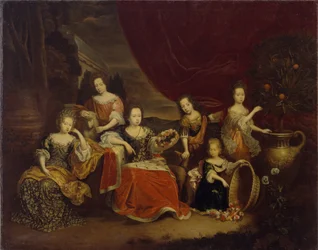 Os filhos do príncipe Jean George II d