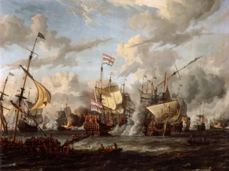 A batalha naval de Texel